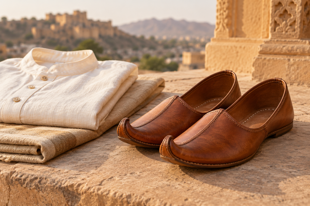 Mojari with Bandhgala, Nehru Jacket and Dhoti Kurta: A Men’s Outfit Guide