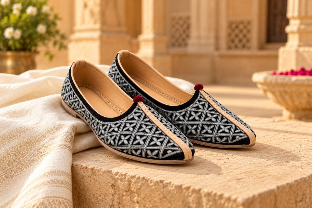 Formal Shoes for Kurta Pajama: Mojari and Dress-Shoe Choices