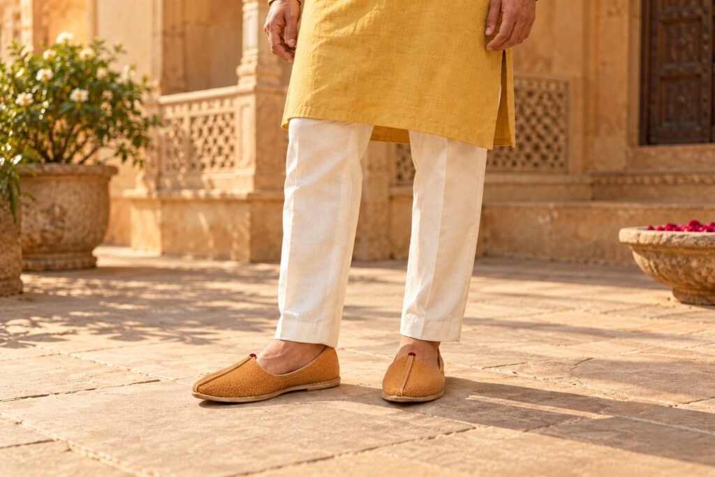 Traditional Mojari for Pujas and Family Ceremonies