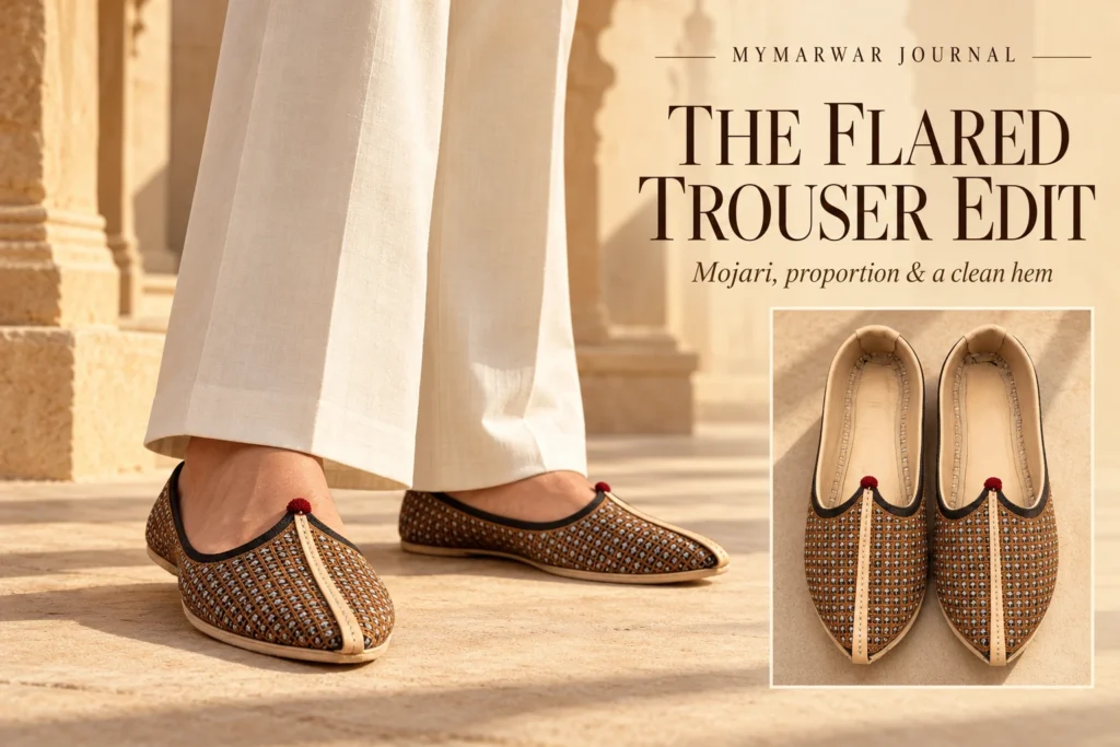 Jutti with Bell Bottom and Flared Trousers: Proportion and Hem Guide