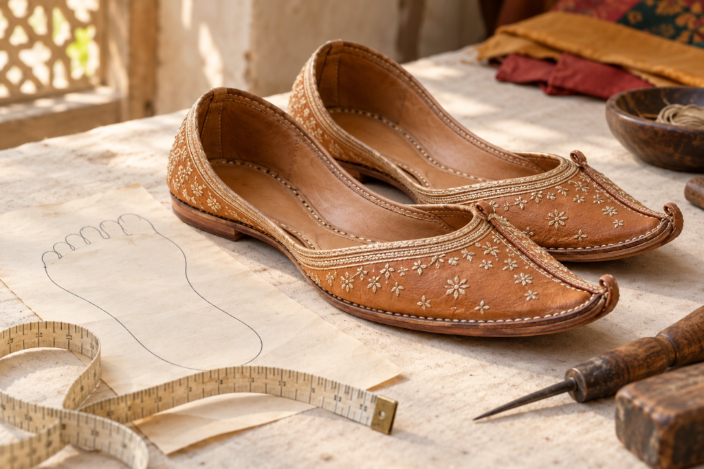 How to Photograph Mojari for Sizing or Exchange Help